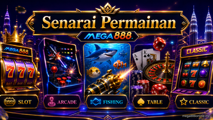 Kategori permainan Mega888